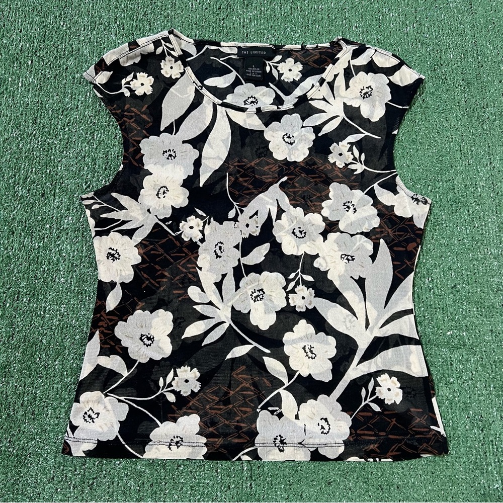 Vintage 90s 00s The Limited floral print blouse